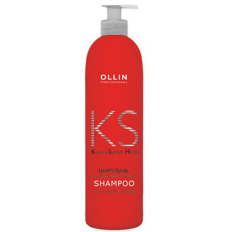 Sulfate-free shampoo for home care Keratin System Home Ollin 250 ml